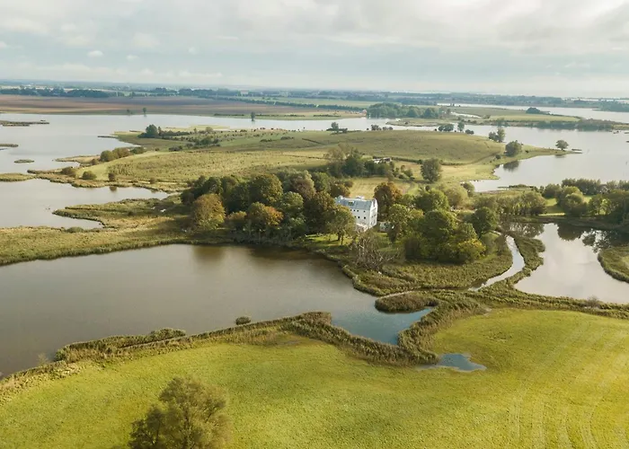 Wide View On Nature From The Manor House On Ruegen Ferienhaus